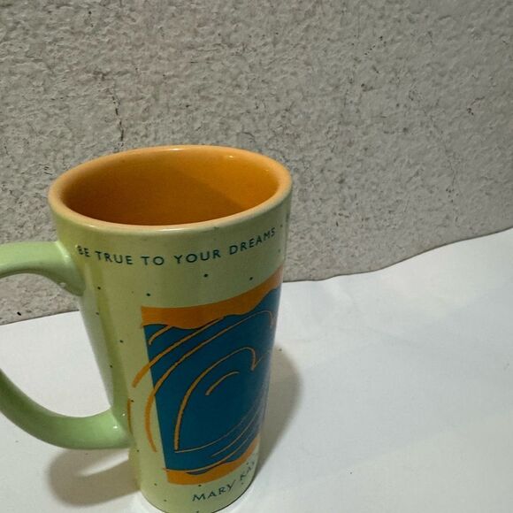 Mary Kay Mug Tall Green Heart Be True to your dreams - Picture 4 of 6